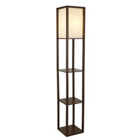CGC MILEY Wooden Shelf Floor Lamp