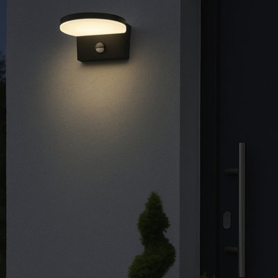 CGC Outdoor Outside Security Wall Light PIR Motion Sensor LED ...