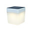 CGC POLLY White Table Cube Solar Portable Outdoor Light