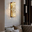 CGC REGENCY Gold and Crystal Wall Light Built in LED 3 Colour Switchable 3000k / 4000k / 6000k