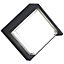 CGC Square Black & White LED Outdoor Garden Porch Wall Or Ceiling Light