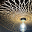 CGC TULUL Duo Large Bamboo Lamp Shade Easy Fit Lampshade
