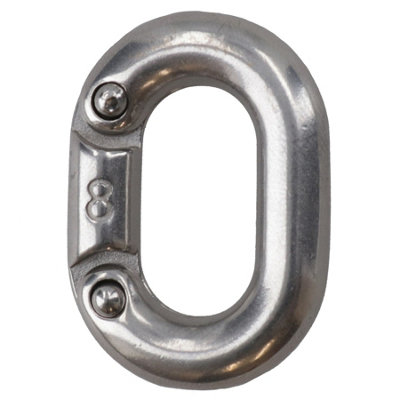 Chain 2 x Connecting Link 8mm Marine Grade Stainless Steel Split ...