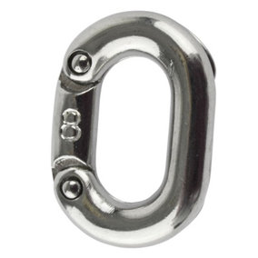 Chain Connecting Link 8mm Marine Grade Stainless Steel Split Shackle DK71