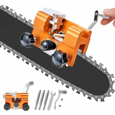 Chainsaw chain sharpener kit with sharpening jig easy to use for ...