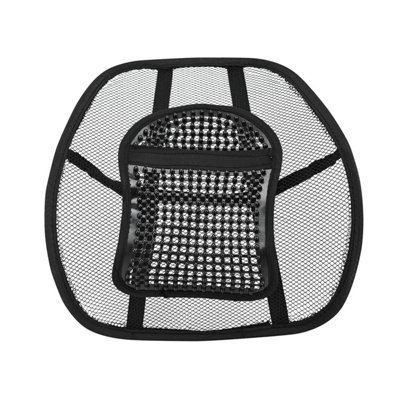 Chair Back Support Seat - Quickly Fits To Most Chairs - Elasticated ...