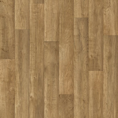 Chalet Oak Effect Vinyl Flooring 2m x 2m (4m2)