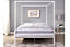 Chalfont White Four Poster Metal Bed Frame King Size 5ft