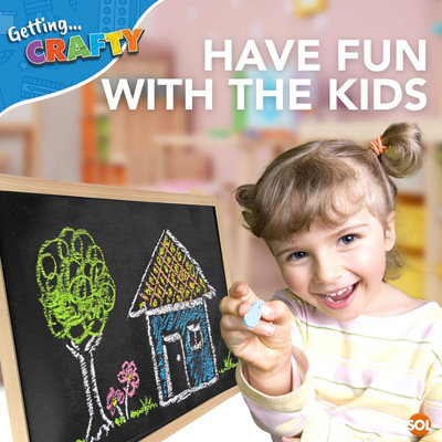 Chinco 12 Pcs Small Slate Chalkboard Mini Chalk Jamaica