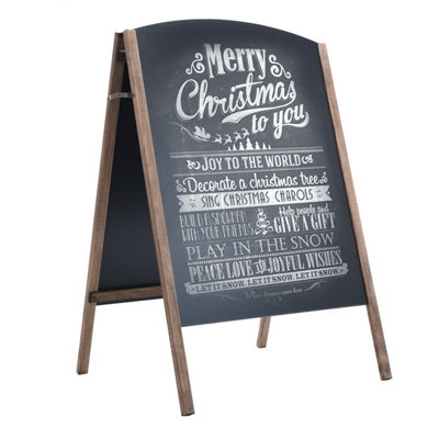 Chalkboard A Board Double Sided Replaceable Blackboard 4 Writing Board ...
