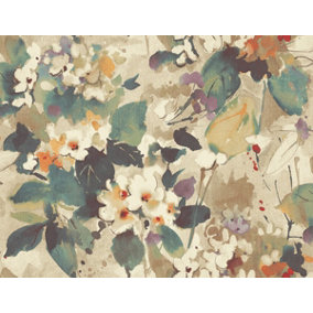 Chambon Floral Watercolor Unpasted Wallpaper