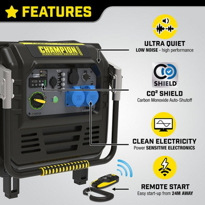 Champion Power Equipment 7500 Watt Portable Petrol Inverter Generator