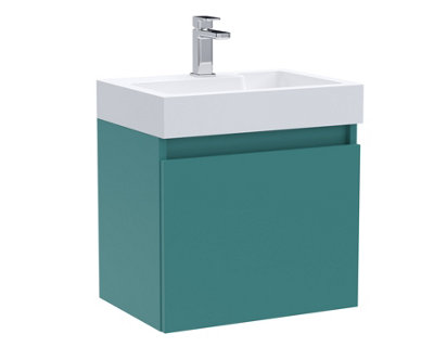 Champion Wall Hung Vanity Basin Unit & Polymarble Basin - 500mm  