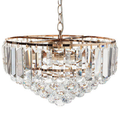 Chandelier ACHEIRO L Crystal Gold