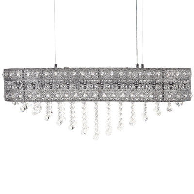 Chandelier BELELLE Crystal Silver