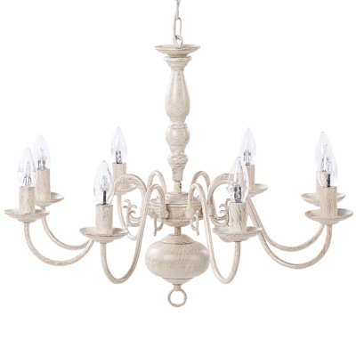 Chandelier BRITHON Metal White