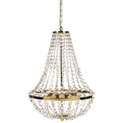 Chandelier DIAMANTE Metal Gold