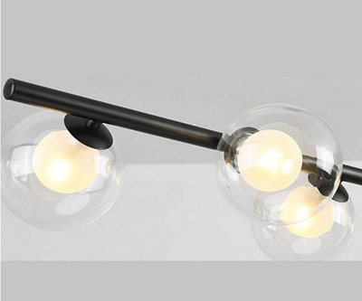 Chandelier Nordic Modern Simple Bubble Ball Long Strip Chandeliers ...