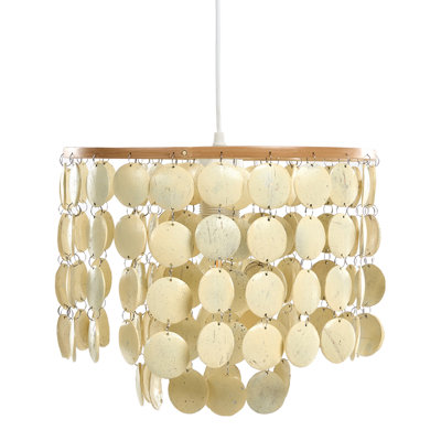 Chandelier PARANGI Coconut Shell Light Beige