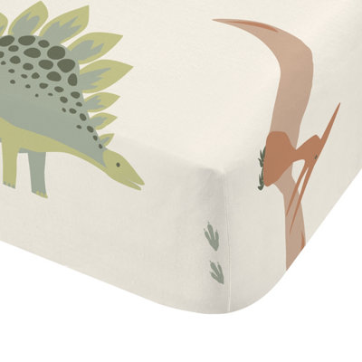 Dinosaur fitted cheap cot sheet