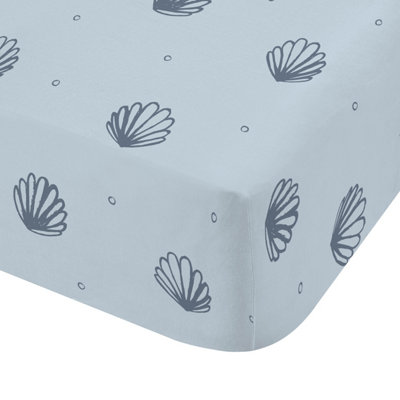 Chapter B Bedroom Seahorse Fitted Sheet 25cm Depth Blue