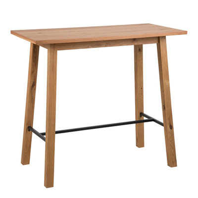 Chara Bar Table in Wild Oak Veneer