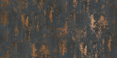 Charcoal and Copper Industrial Texture effect Wallpaper