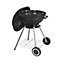 Charcoal BBQ Grill - Portable 45cm Round Barbecue for Outdoor Cooking