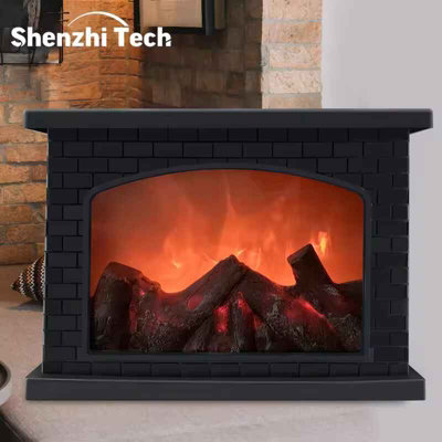 Charcoal Flame LED Table Lamp, USB Battery Powered, Cozy Home and ...