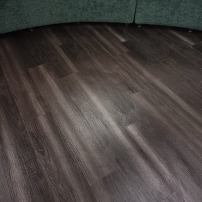 Charcoal Wood effect Vinyl Flooring Tiles - 36x Floor Planks