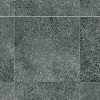 Charisma II Concrete Tile Vinyl by Remland (Hesperus, 4m x 3m)