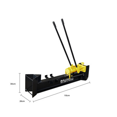Charles Bentley 10 Ton Hand Operated Heavy Duty Hydraulic Log Splitter