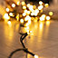 Charles Bentley 1000 LED Warm White Christmas String Light 8 Modes Waterproof