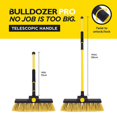 Charles Bentley 14" Bulldozer Yard Broom Sweeper Heavy Duty Industrial - 6