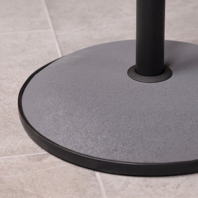 Charles Bentley 15Kg Round Concrete Parasol Base Umbrella Stand In Grey - 3