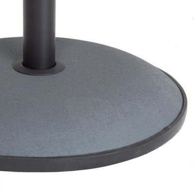 Charles Bentley 15Kg Round Concrete Parasol Base Umbrella Stand In Grey - 5