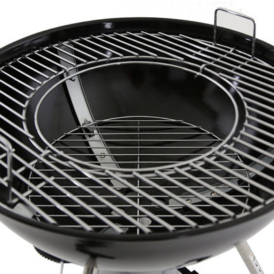 Charles Bentley 21" Premium Charcoal  Kettle BBQ Enamel Coated Steel - Black - 5