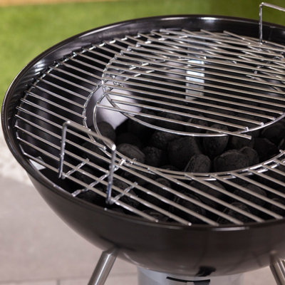 Charles Bentley 21" Premium Charcoal  Kettle BBQ Enamel Coated Steel - Black - 7
