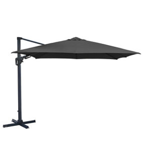 Charles Bentley 3.5m Premium Quality Cantilever Umbrella Parasol Grey