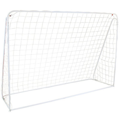 Charles Bentley 3-in-1 Target Shot Steel Frame Football Goal & Net Portable - 3
