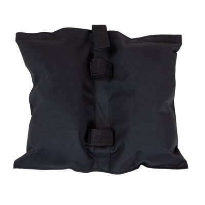 Charles Bentley 4pc Gazebo Leg Weight Bags Black 300D Polyester with PVC Coating - 4
