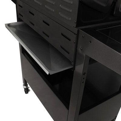 Charles Bentley 5 Burner Premium Gas BBQ  (4 x Burner + 1 Side Burner) - Black - 9