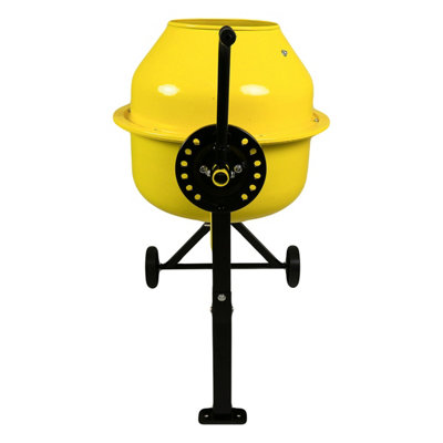 Charles Bentley 63L 230V 220W Portable Cement Concrete Sand Mixer with Wheels - 3
