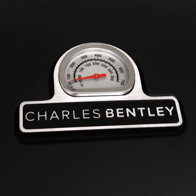 Charles Bentley 7 Burner Premium Gas Bbq Barbecue Side Burner - Black & Grey - 8