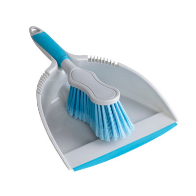 Charles Bentley 'Brights' Kitchen Bundle Dustpan & Brush Washing Up Blue