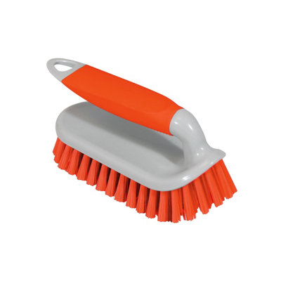 Charles Bentley 'Brights' Kitchen Bundle Set Mop Brush Scrub Squeegee Orange - 5