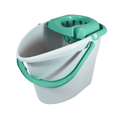 Charles Bentley 'Brights' Microfibre Mop & Bucket Set - Mint Floor Cleaning Set