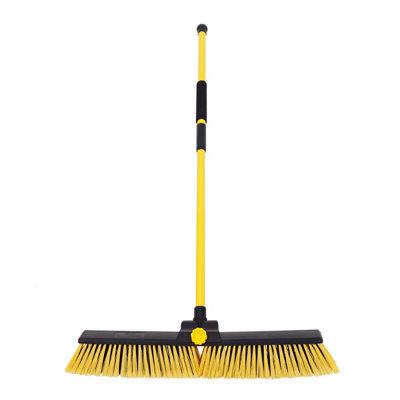 Charles Bentley Bulldozer Yard Broom Sweeper Heavy Duty Industrial With Handle