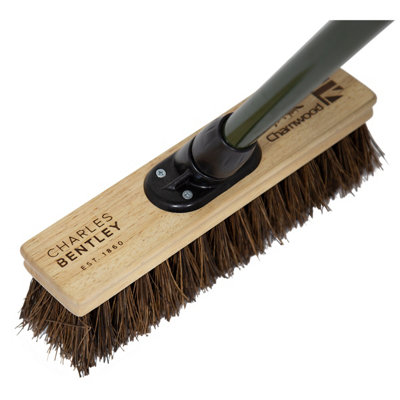Charles Bentley Charnwood 12" Bassine Broom Garden Maintenance FSC Wood - 3