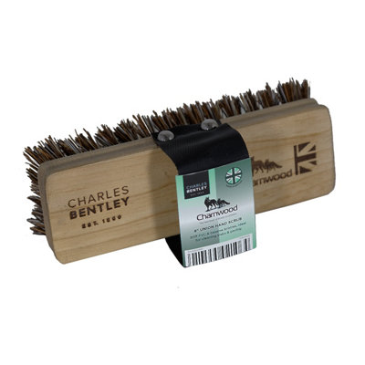 Charles Bentley Charnwood 8" Union Hand Scrub Garden Maintenance FSC Wood Green